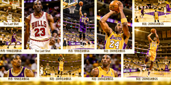 NBA季后赛历史经典时刻回顾，乔丹、科比等球星照片合集